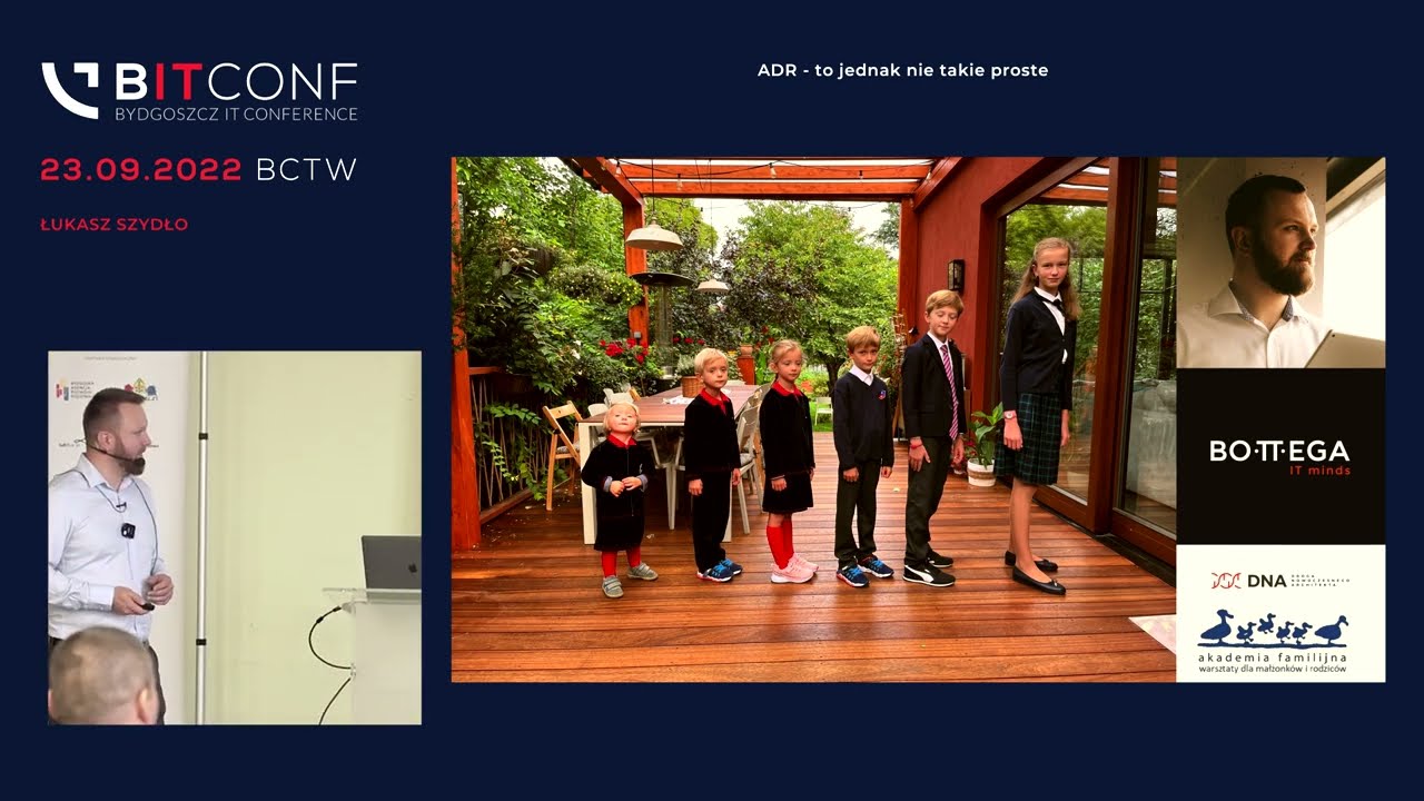 bITconf 2022 - [Łukasz Szydło] ADR &ndash; to jednak nie takie proste