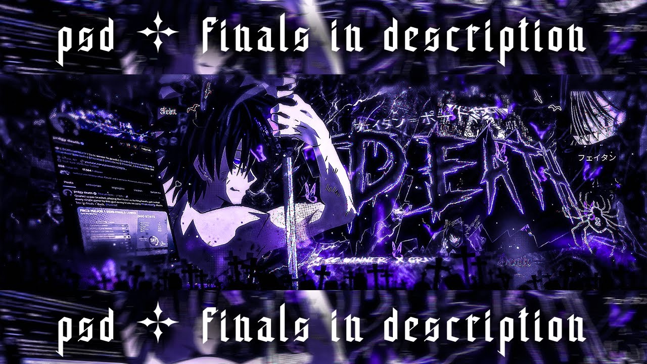 How I made this CRAZY Anime Header in Photoshop