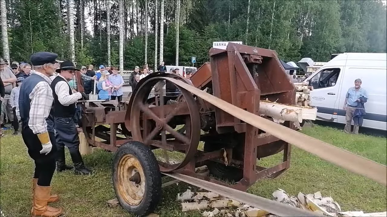 Tuomionpäivän halkokone 1960 luvulta