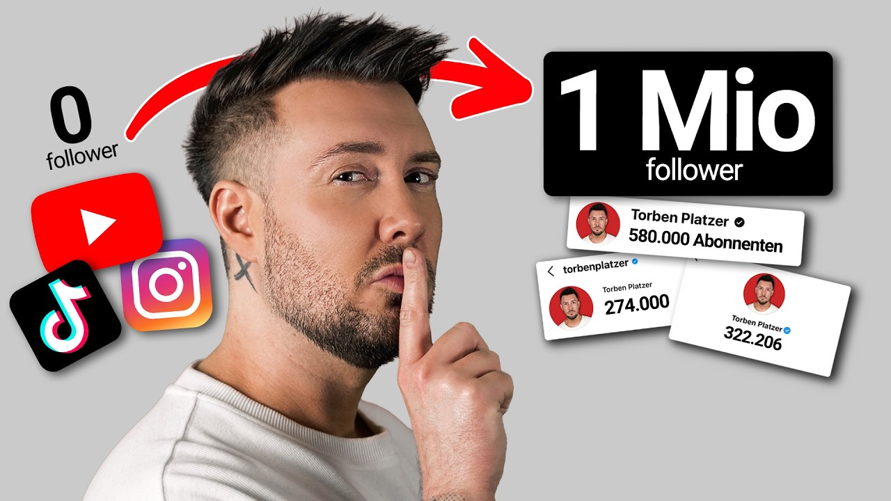 1 Million Follower: Mein Social Media Wissen in 50 Minuten