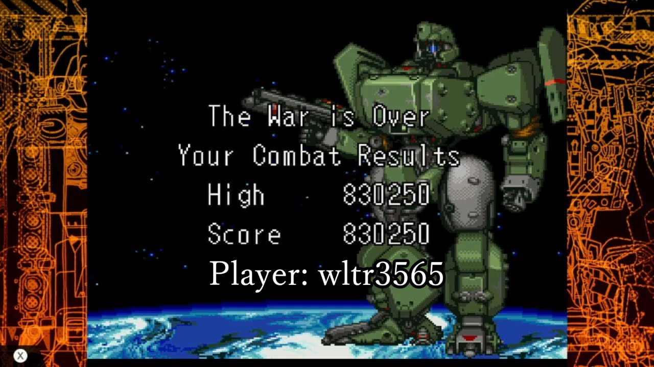 [Assault Suit Valken] Declassified Good Ending No Death CLEAR (Score: 830,250) [CC Commentary]