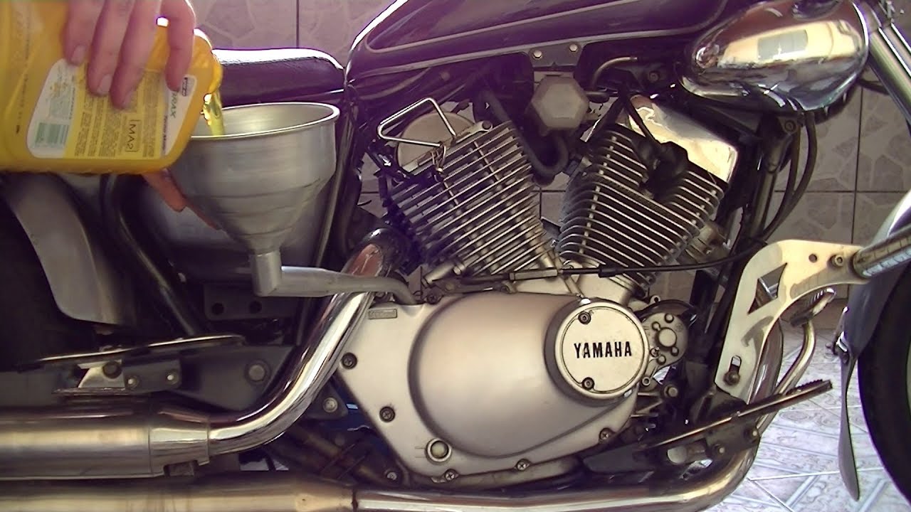 XV 250 Virago - Troca de óleo e filtro