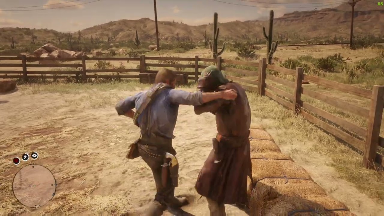 Healthy Arthur vs Micah Bell fist fight