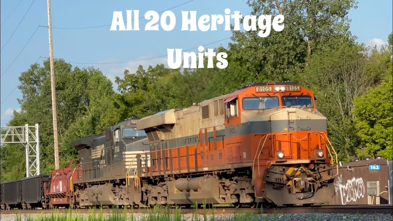 All 20 Norfolk Southern Heritage Units