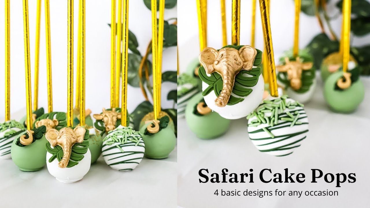 Safari Cake Pops | Bree Bakes