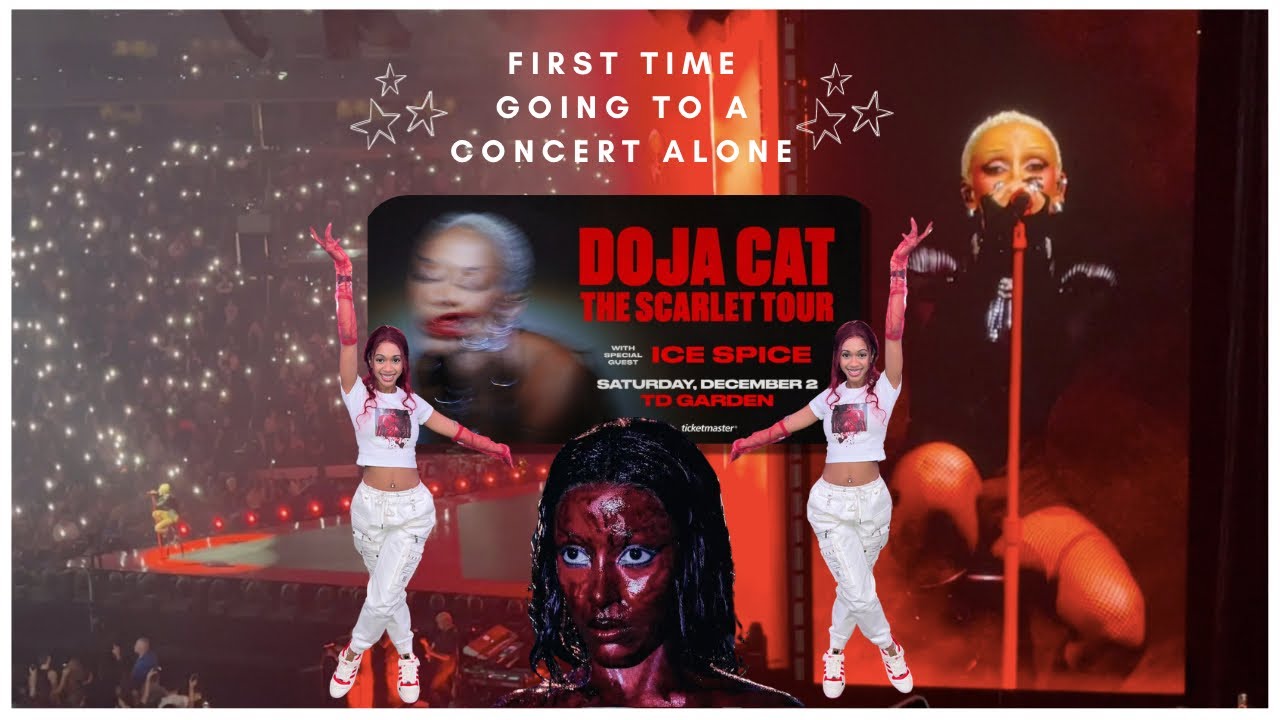 First Time Seeing Doja Cat Live on the Scarlet Tour | Boston Vlog