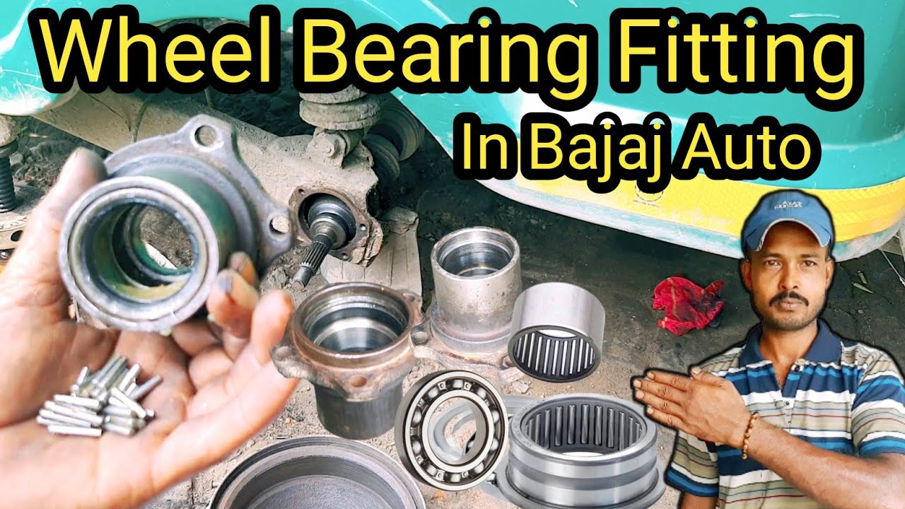 Wheel Bearing Change, Wheel Bearing Change  Bajaj Auto, @ShaktiTechnology