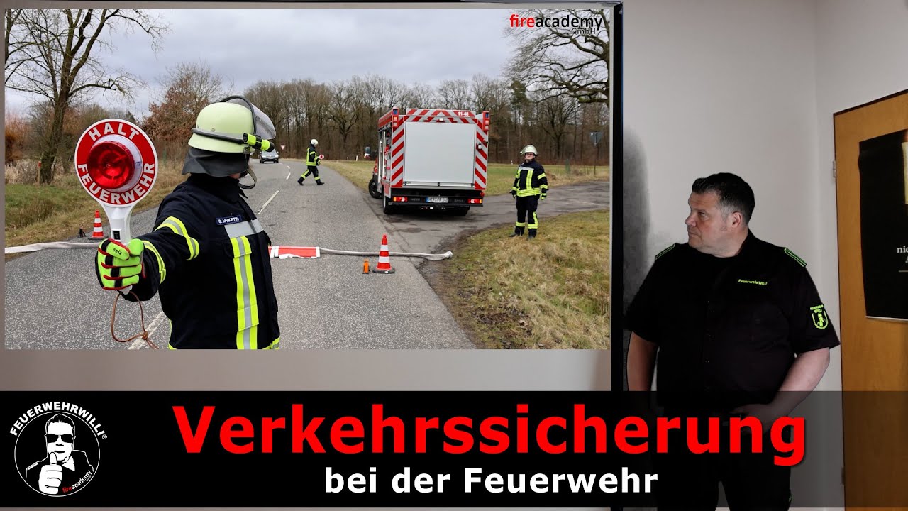 Verkehrssicherung bei der Feuerwehr #FireAcademy
