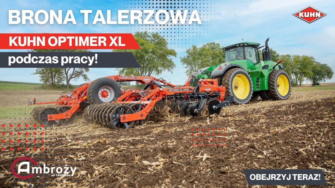KUHN OPTIMER XL 7500 podczas pracy u klienta!