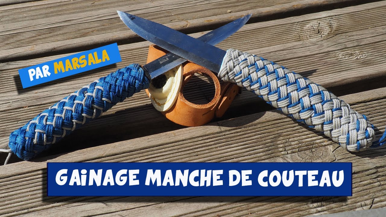 Gainage de votre manche de couteau #morakniv #gainage #couteau