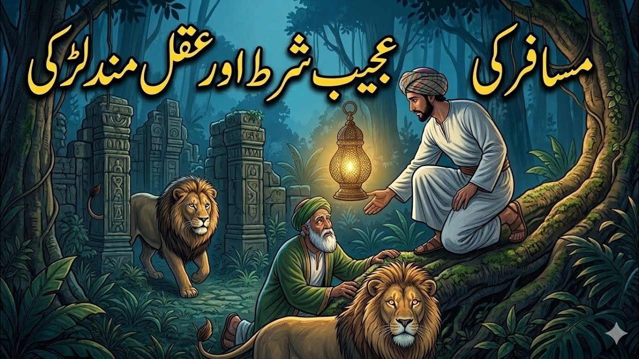 ایک عجیب مسافر اور عقل مند لڑکی کی دلچسپ کہانی