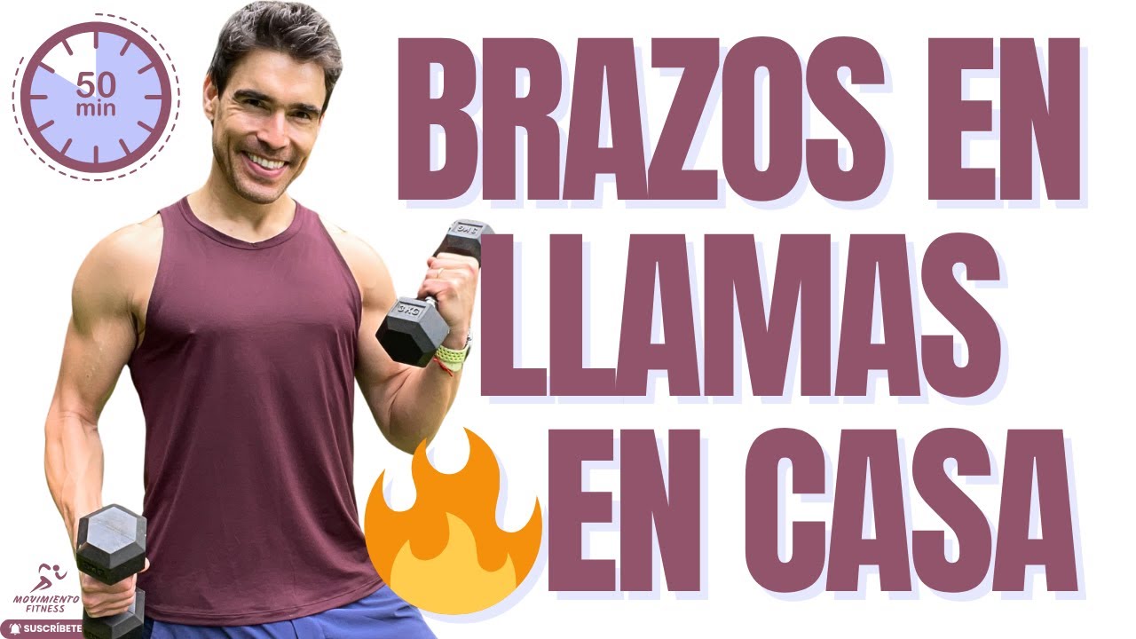 50 Minutos para Brazos Fuertes y Tonificados en Casa