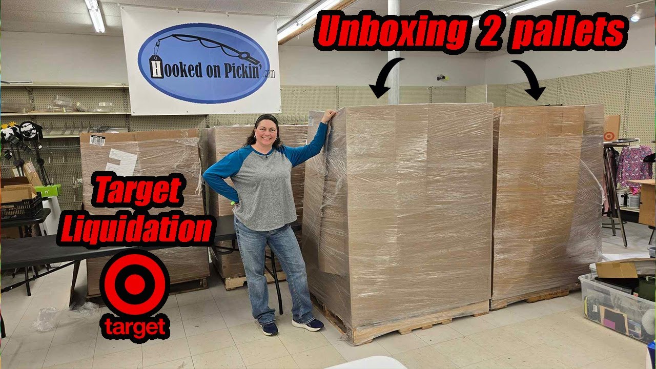 Unboxing 2 Pallets of Target Liquidation! What did We find? Check it out!