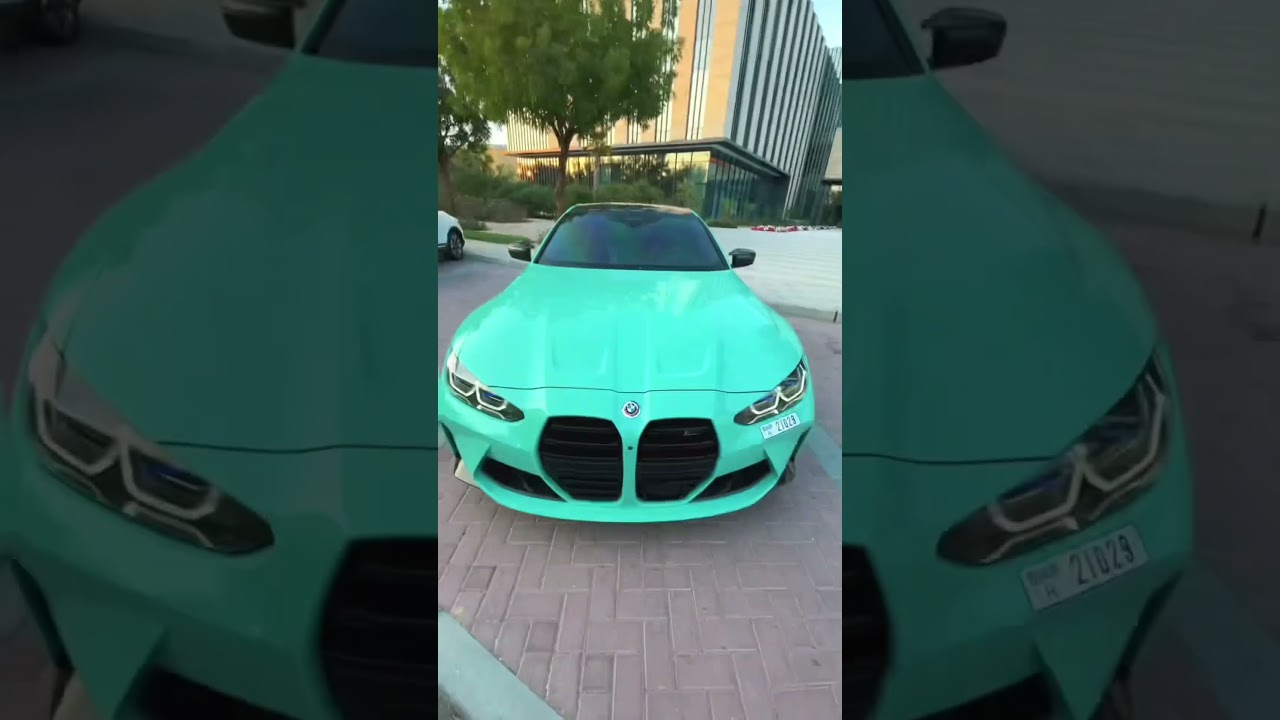 BMW M4 competition 2022 special order Tiffany Blue/ADAM PRO Car’s 