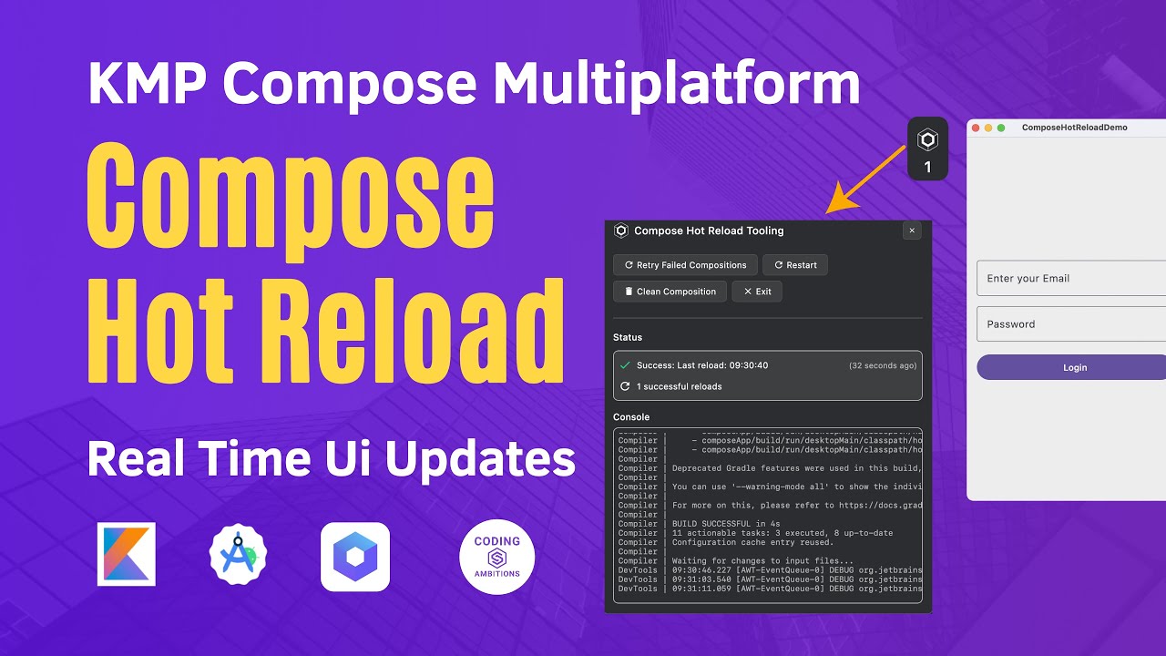 Compose Hot Reload CMP | How to Setup and Use | Real Time UI Updates in Compose Multiplatform
