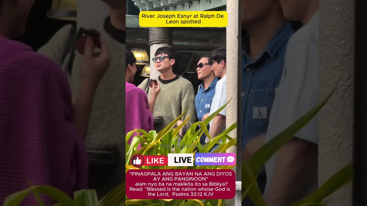 River Joseph Esnyr at Ralph De Leon spotted  #viralvideo