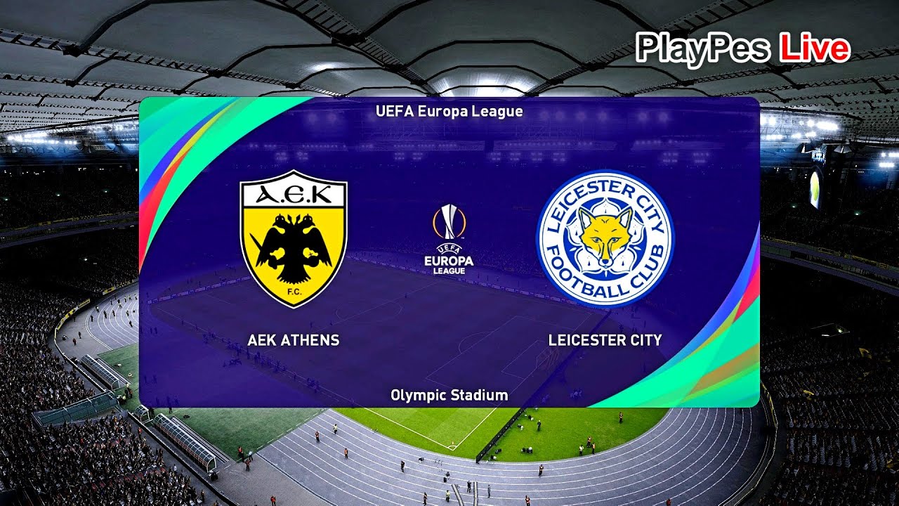 PES 2021 - Aek Athens vs Leicester City - Europa League - Gameplay PC