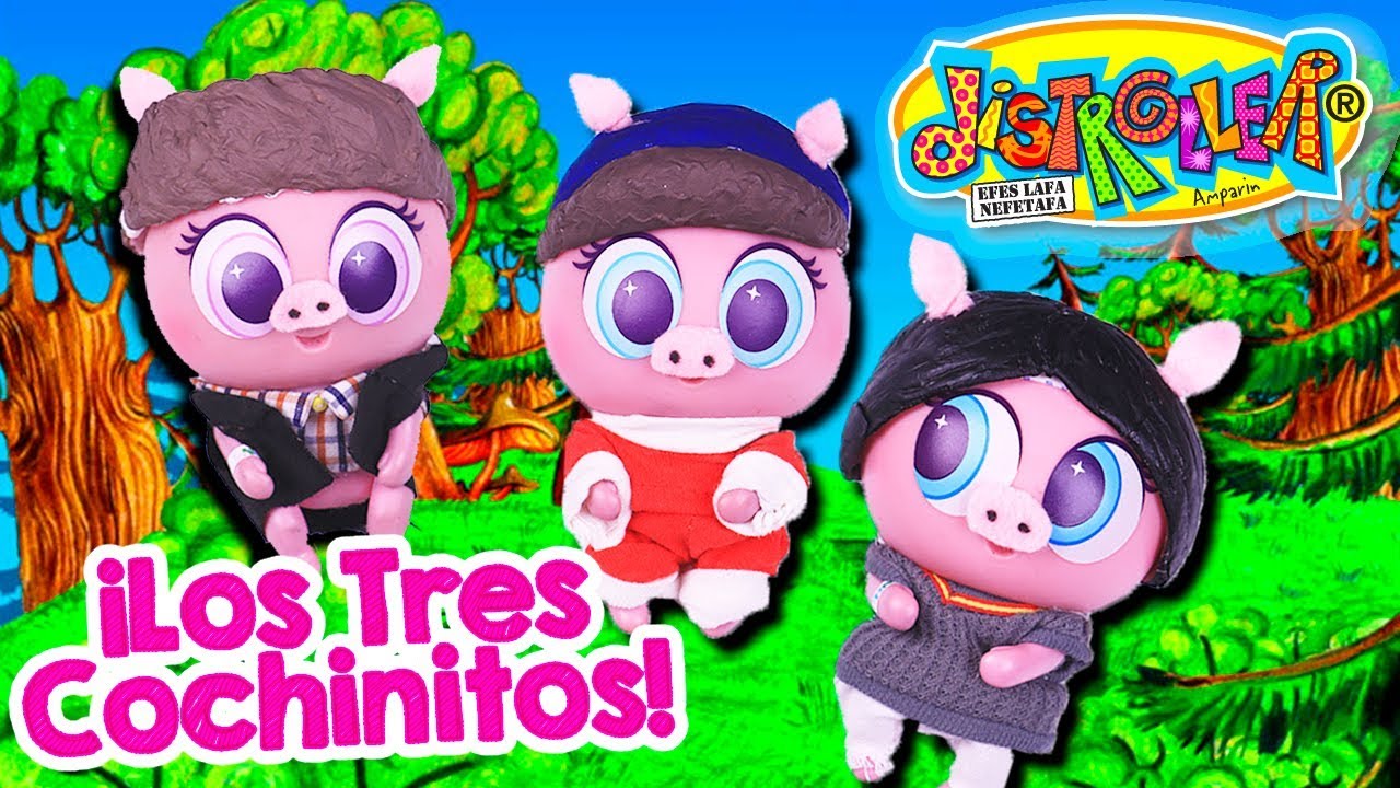 LOS TRES COCHINITOS y el LOBO FEROZ con KSI MERITOS Distroller Cuentos Clásicos Juguetes Fantásticos