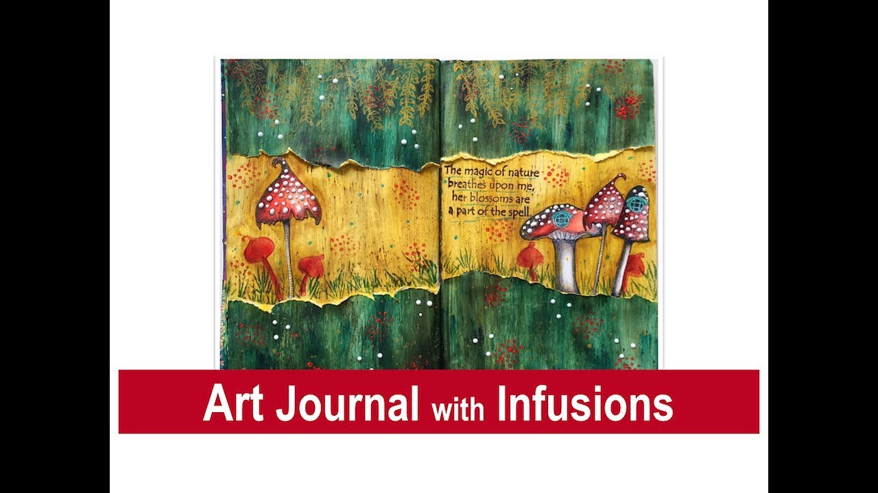 Mixed Media Art Journal with Paper Artsy Infusions