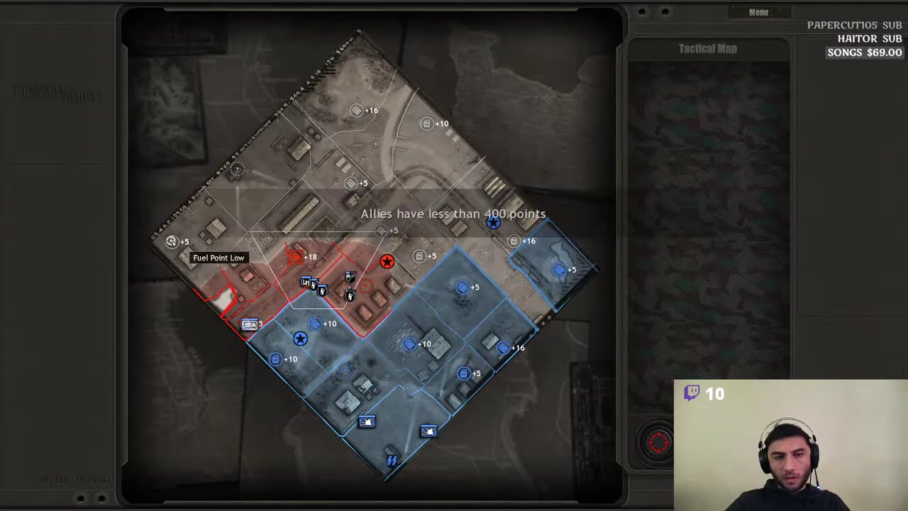 Company Of Heroes 1v1 DexN(PE) VS Capt.Jimmy(Brits)