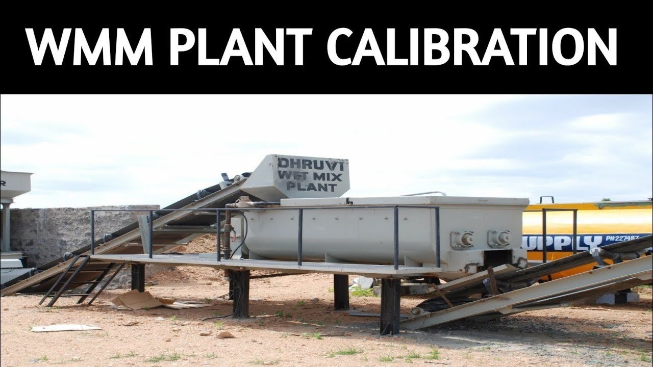 Wet Mix Macadem Plant  Calibration #wmm_plant #highway_construction