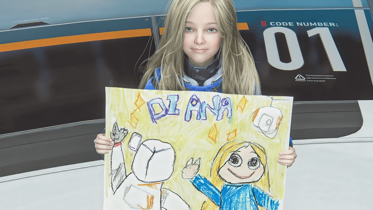 Diana's Heart-Melting Drawing Gift Left Us Speechless Pragmata