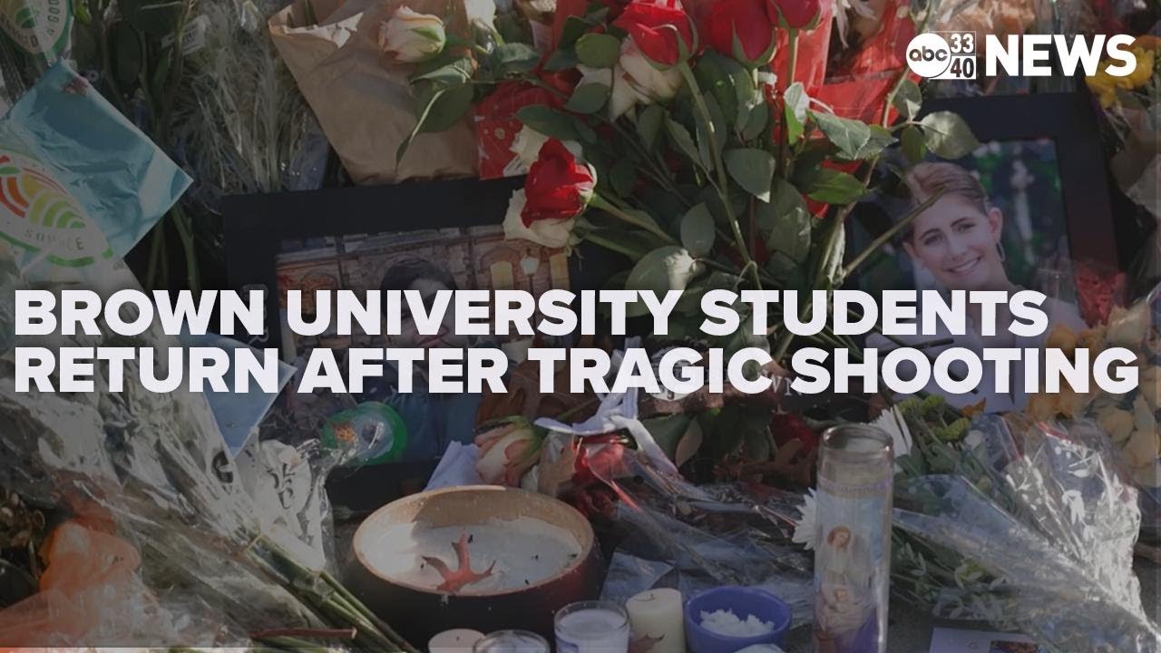 Brown University students return to campus following the tragic shooting
