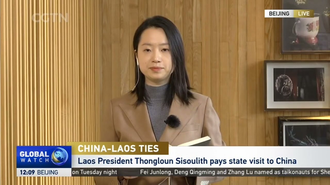 Lao President Thongloun Sisoulith is paying a state visit to China from Nov 29th to Dec 1st