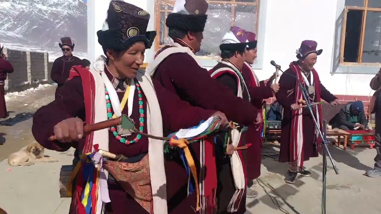 Closings ceremony of zanskar glur dpon association present one month workshop