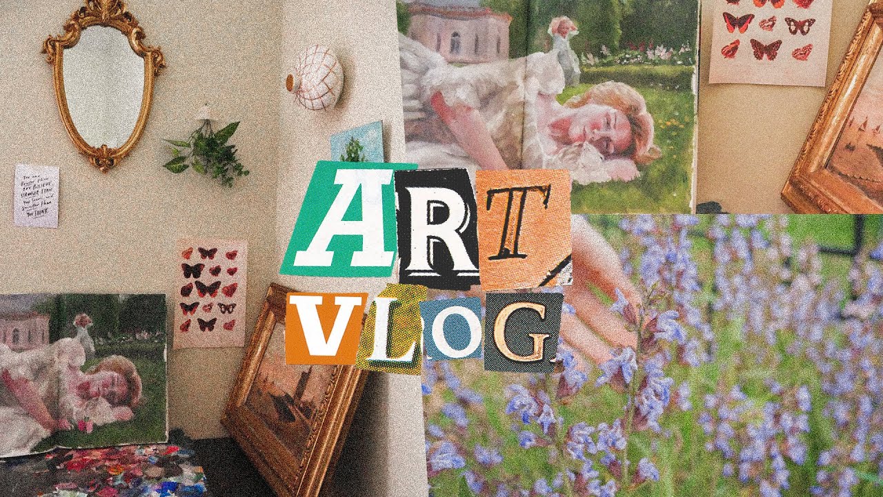 Art Vlog #5 🌾 Feeling uninspired: The struggles of art + social media