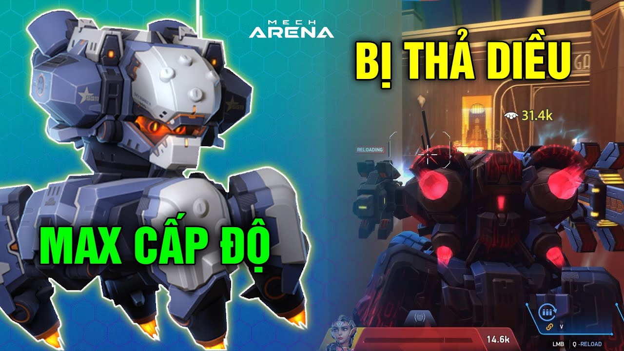 Thực Chiến Vortex Full TÍM - Sai Lầm này bạn nên tránh | Mech Arena