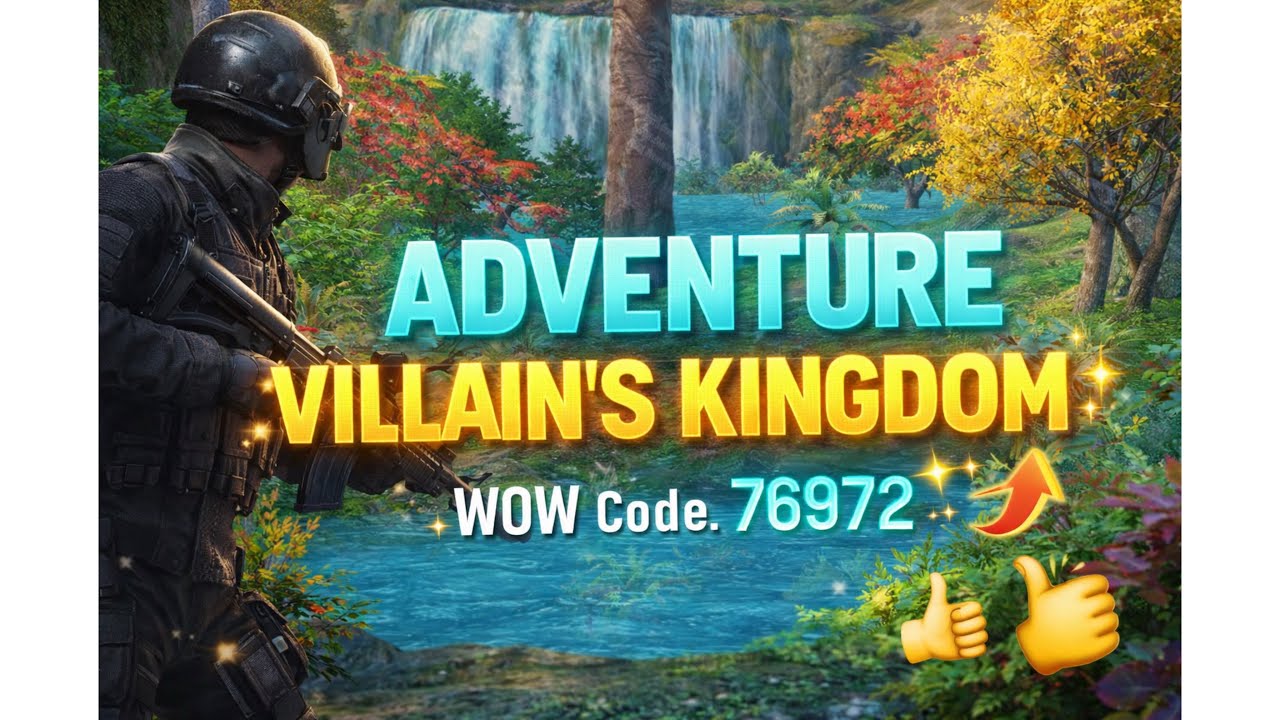 ADVENTURE VILLAIN’S KINGDOM 🔥 BGMI WOW Mode Full Gameplay | Hardest Parkour Map 😱 WOW Code 76972 