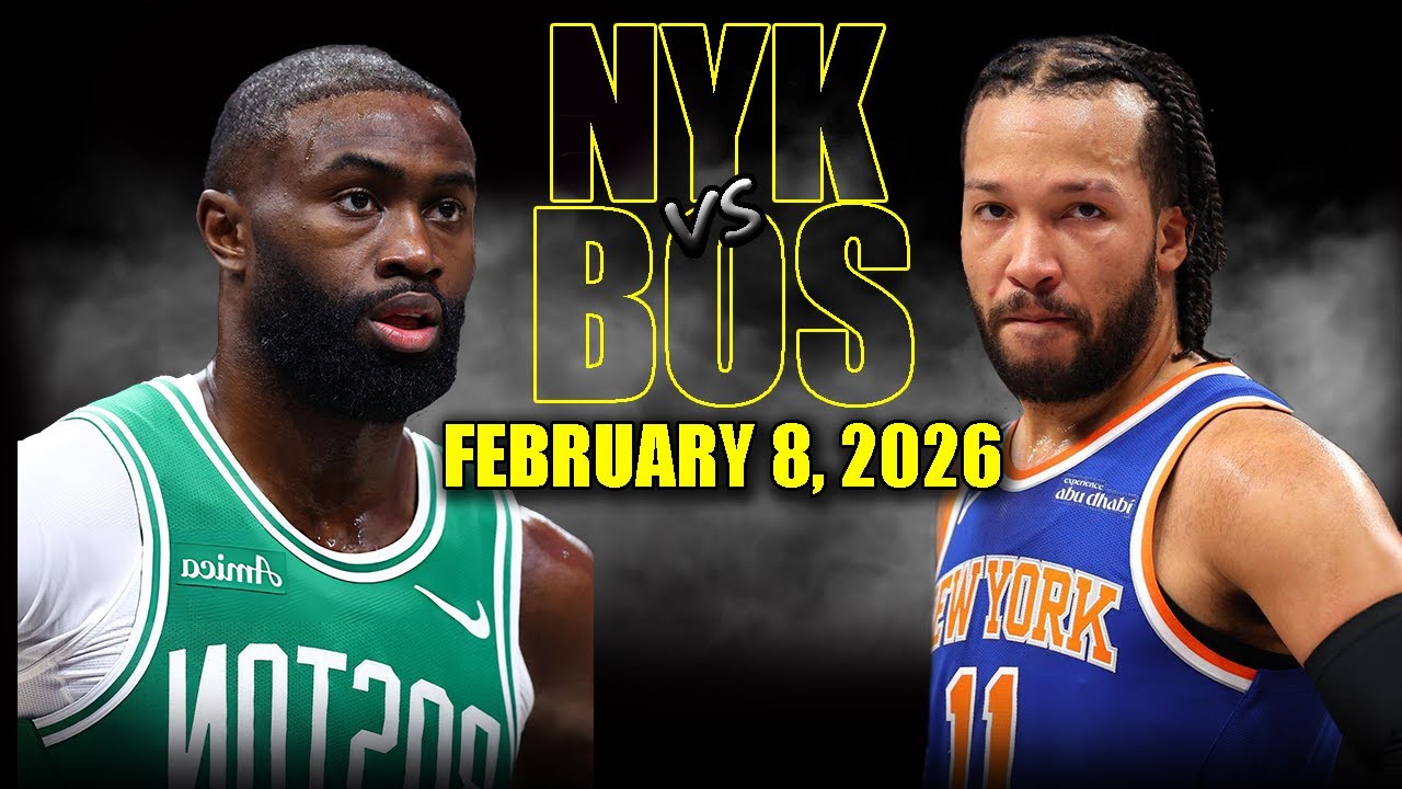 New York Knicks vs Boston Celtics Full Game Highlights &ndash; February 8, 2026 | NBA Season