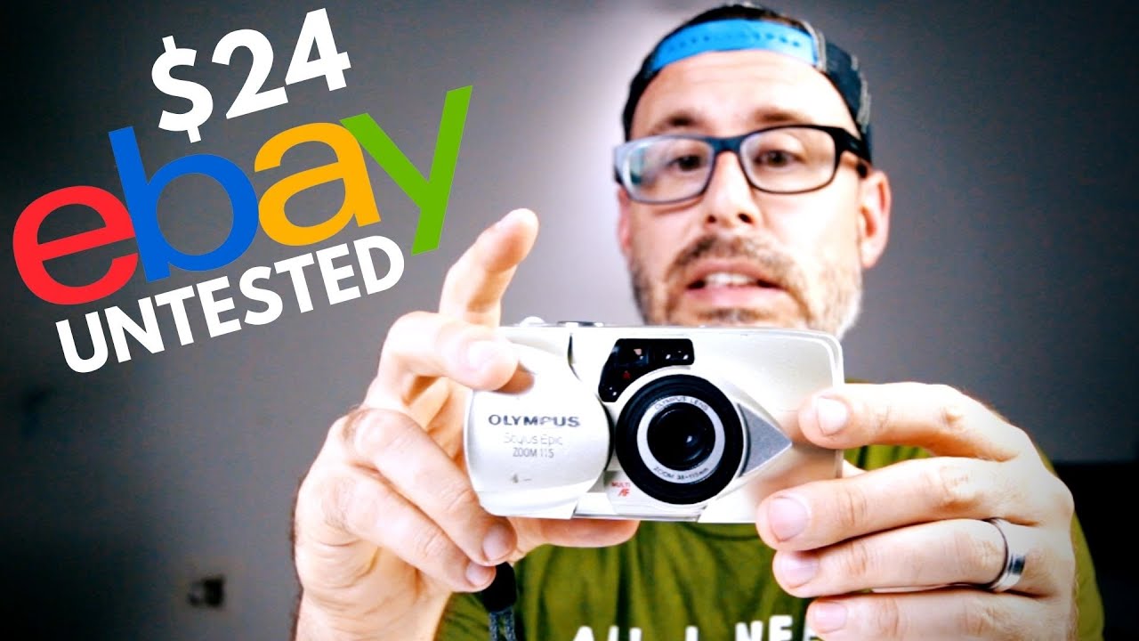 OLYMPUS Stylus Epic Zoom 115 for $24? Film Camera THRIFTING on eBay for CHEAP Film Cameras!