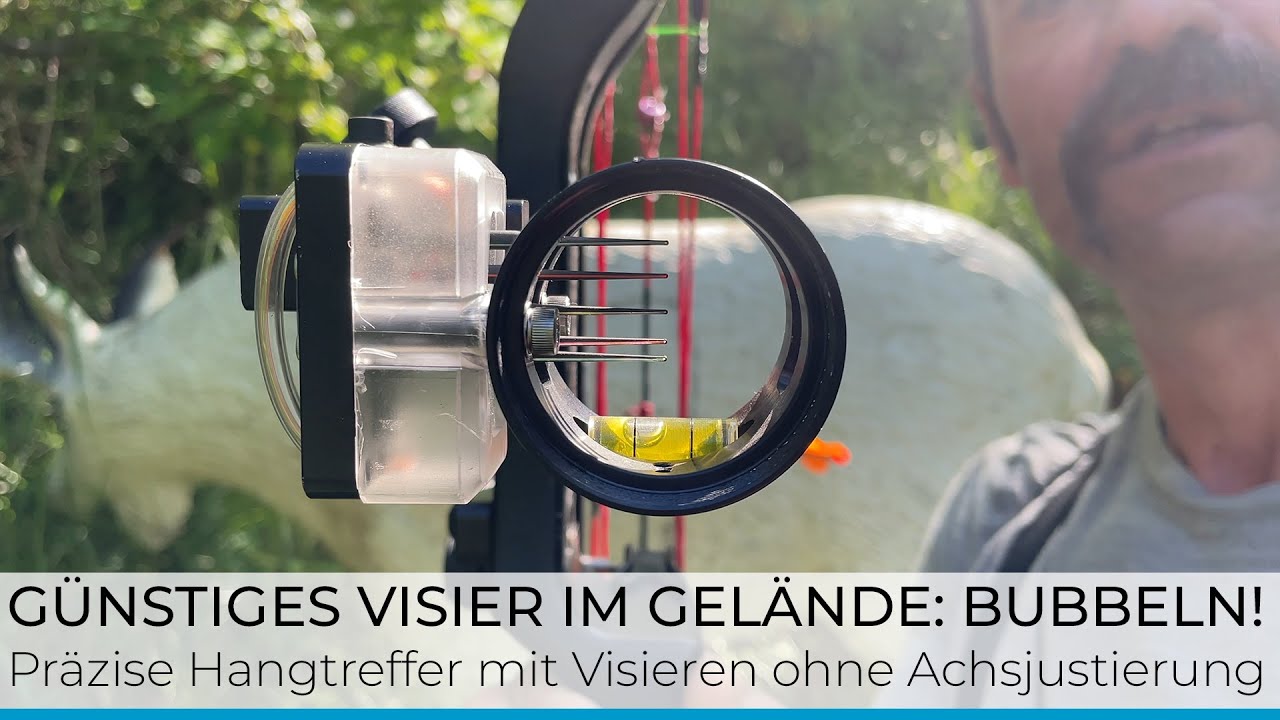 How to: 3D Compound-Visier ohne Verstellung - Pr&auml;zise Hang-Treffer durch Bubbeln