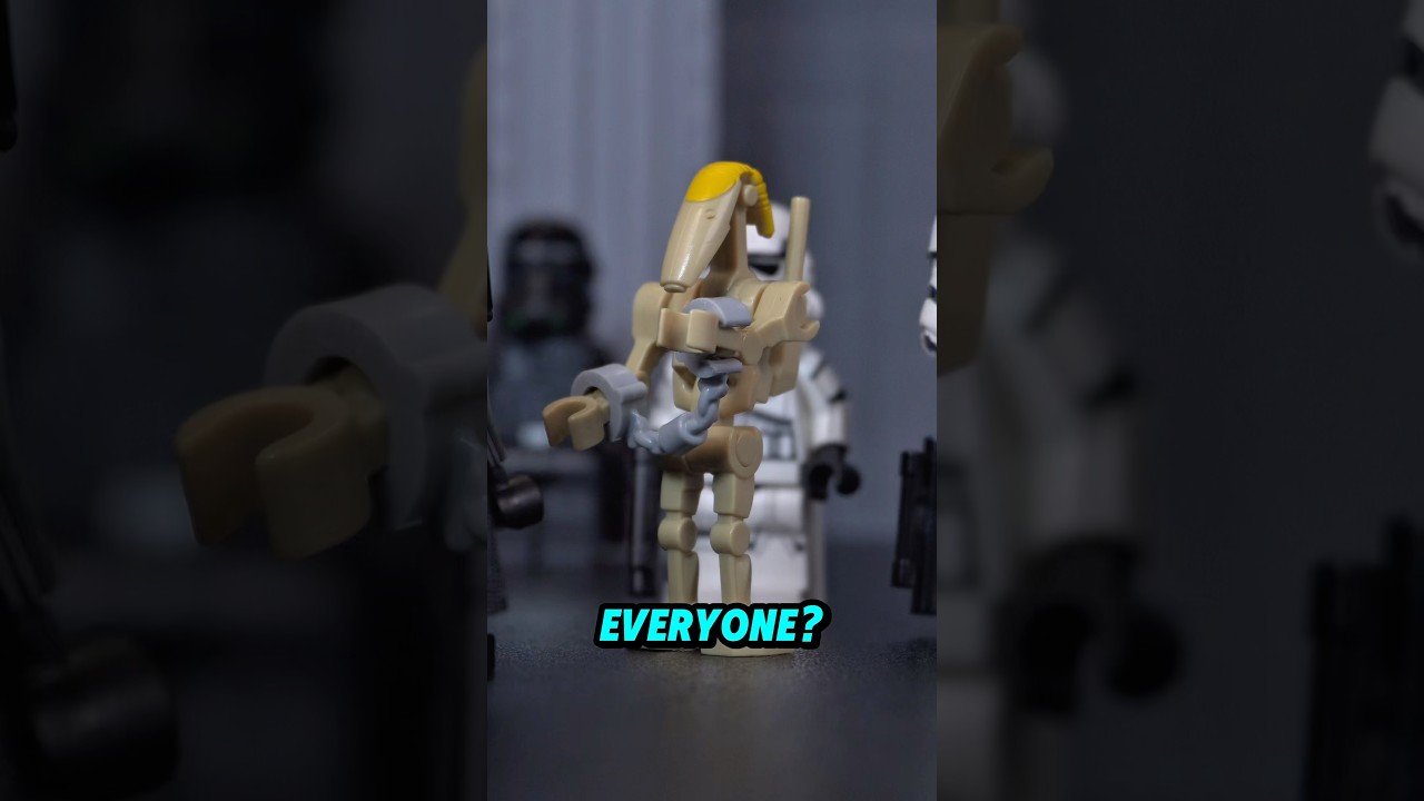 О НЕТ #battledroid #darthvader #anakinskywalker #stormtrooper #legostopmotion #legostarwars #lol