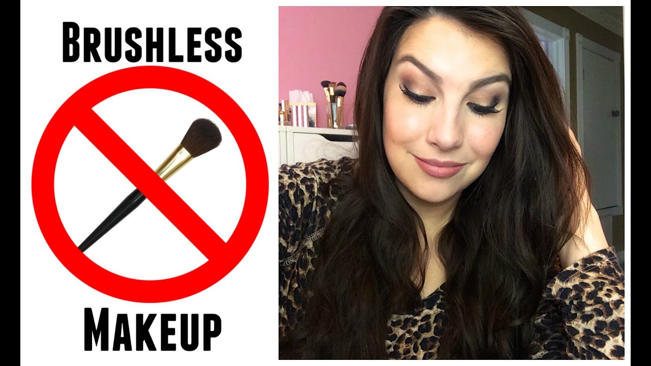 100% Brushless Makeup Tutorial - Fingers Only!