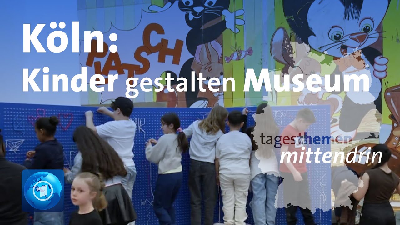 Köln: Kinder gestalten Museum | tagesthemen mittendrin