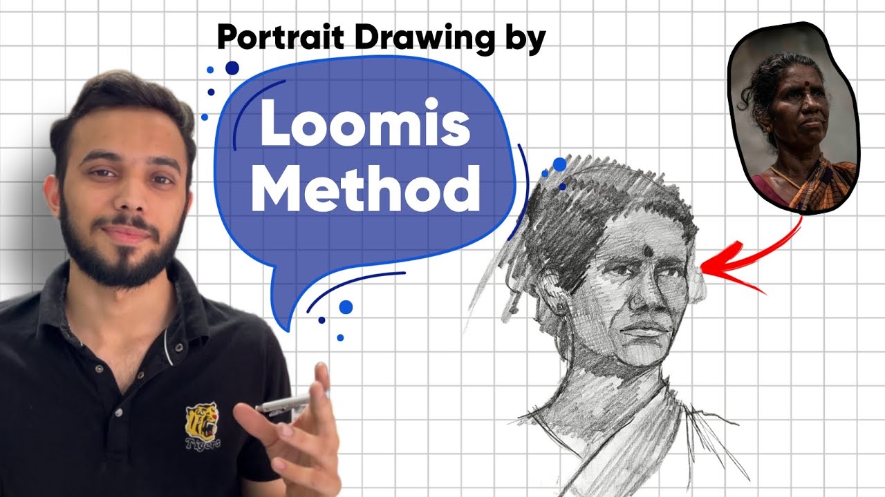 How to Draw a Face By LOOMIS METHOD | Easy way to Approach any Face