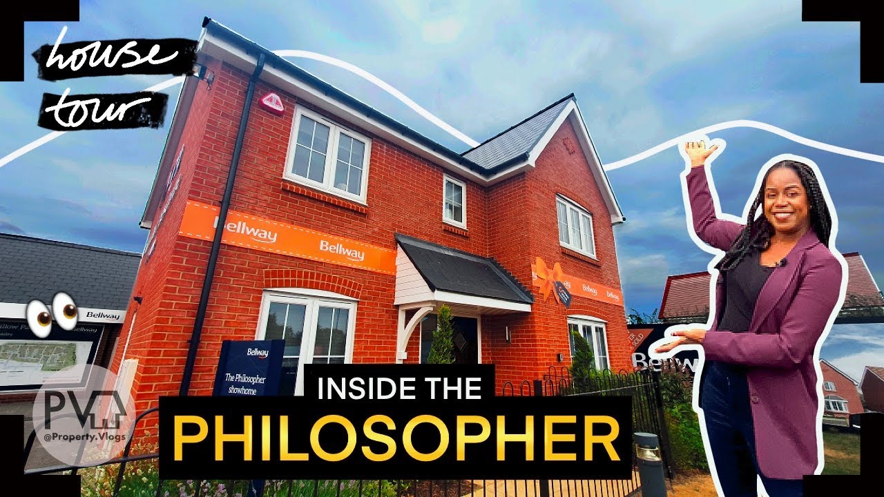Touring a SPACIOUS 4 Bedroom New Build House UK | Bellway Homes The Philosopher Show Home