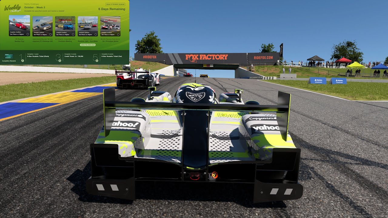 Gran Turismo 7 | Weekly Challenge | October - Week 2 | Group 1 Prototype Series