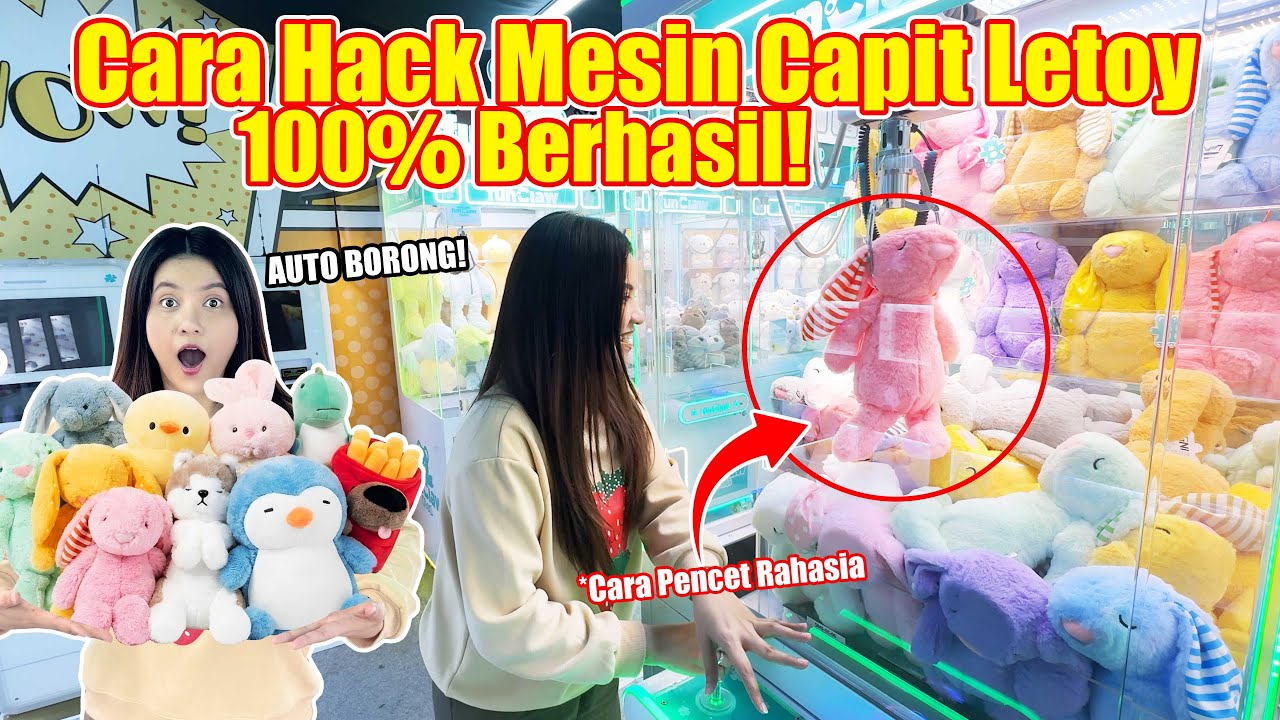 100% BERHASIL!! CARA HACK MESIN CAPIT BONEKA YANG LETOY!!