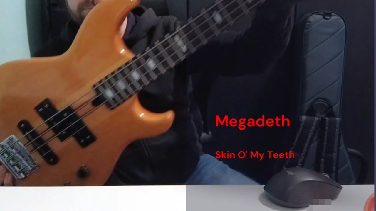 Skin o' My Teeth (Megadeth) - Yamaha BB2000 1978 Bass Cover