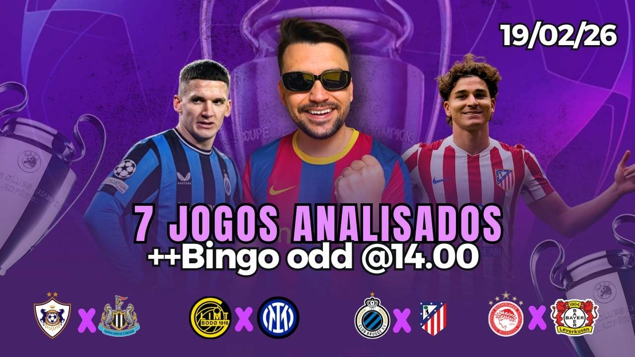 PALPITES E APOSTAS DE FUTEBOL PARA HOJE 18 02 2026 + BILHETE PRONTO (QUARTA-FEIRA)