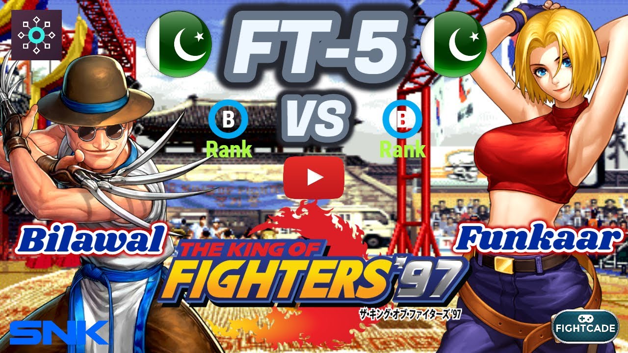Bilawal [🇵🇰PK] vs Funkaar [🇵🇰PK] FT-5 | The king of fighters 97 | Fightcade online.