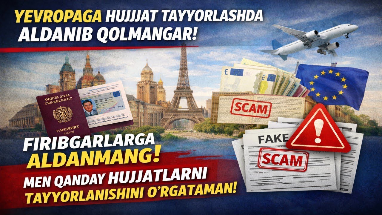 🇪🇺Yevropaga hujjat tayyorlashda firibgarlardan ehtiyot boʻlinglar!!!+385996719141 telegram