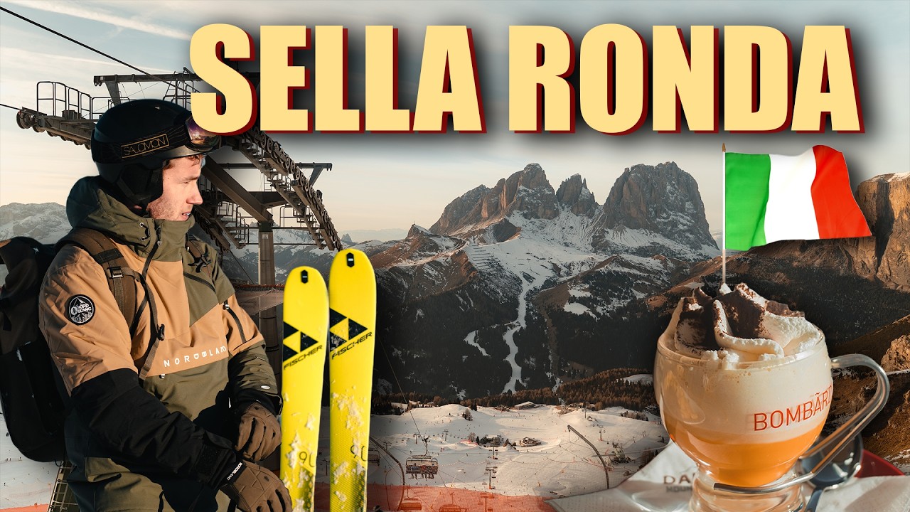 SELLA RONDA: Stihneme ji za jeden den? Lyžování v Dolomitech ⛰️