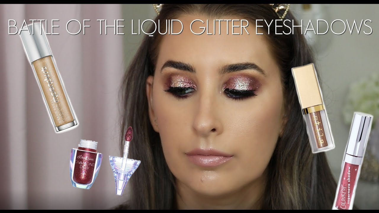 Battle of the Liquid Glitter Eyeshadows | Stila, Lime Crime, Colourpop, Urban Decay