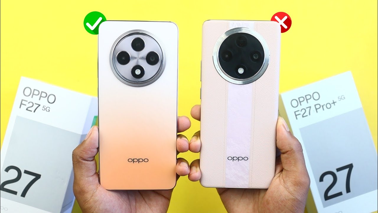 OPPO F27 vs OPPO F27 Pro Plus Speed Test Comparison - Best one?