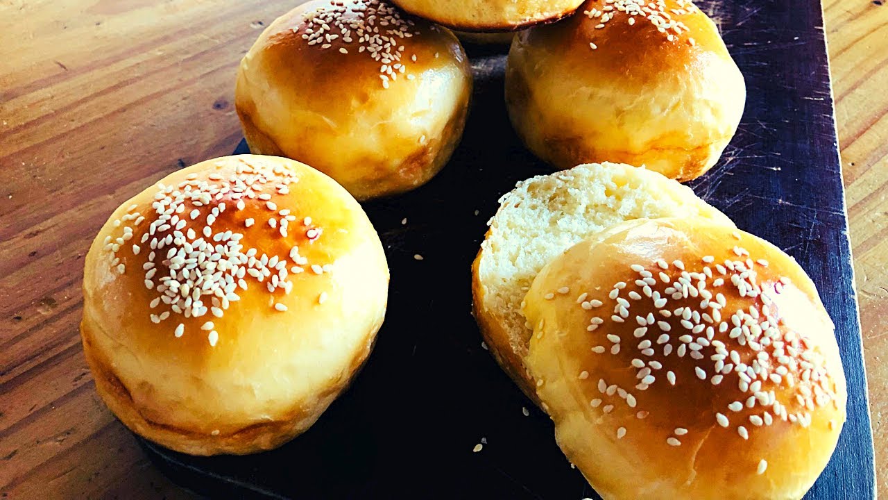 PAN PARA HAMBURGUESAS Casero muy FÁCIL con y sin molde | Vane Fernández